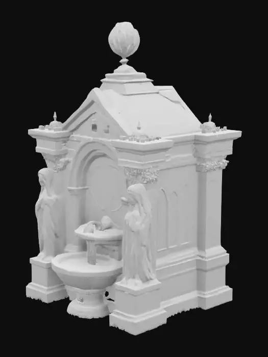 3D model for Sanctum of Serenity, Shrine of life #fairy#