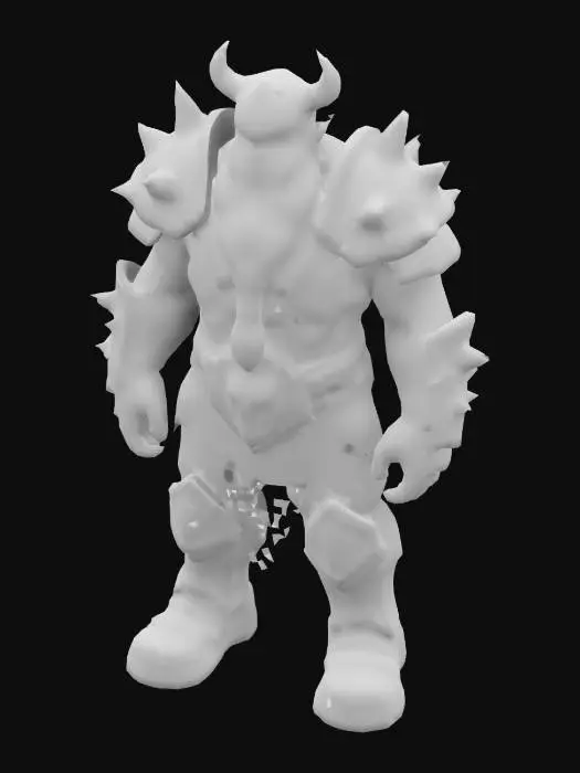 3D model for Orc Thrall Master, orc warrior