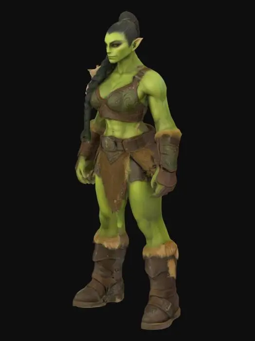 3D model for Orc Beastmaster