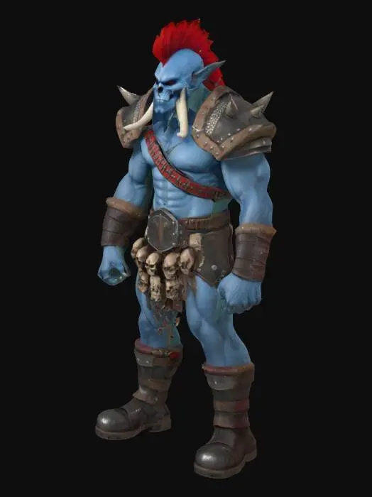 3D model for Troll Warrior