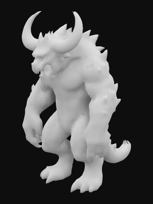 3D model for Tauren minotaur behemont