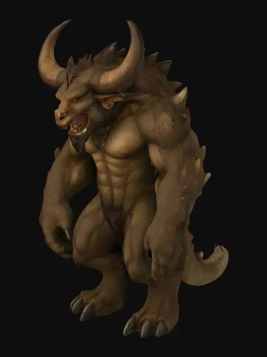 3D model for Tauren minotaur behemont