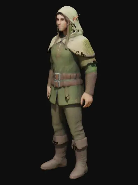 3D model for Elven Scout
