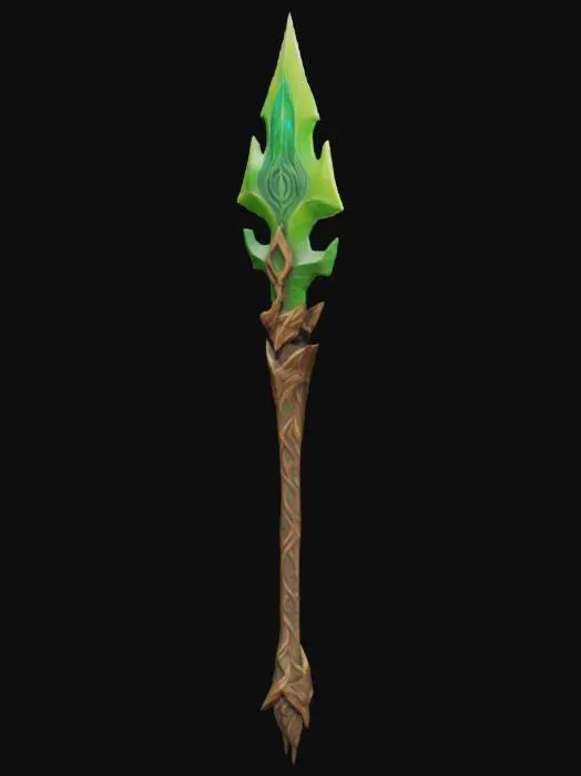 3D model for Dryad nature spear / arrow