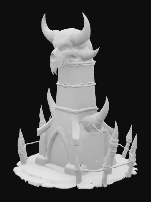 3D model for Infernal Tower totem altar