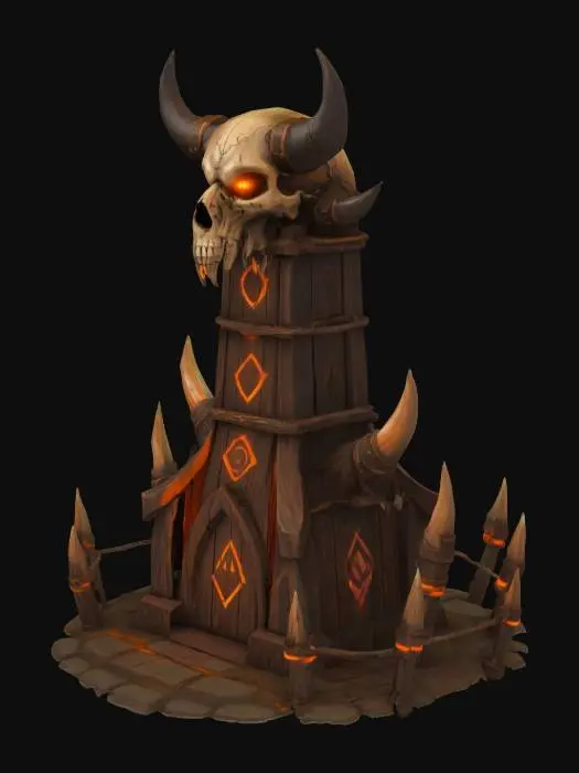 3D model for Infernal Tower totem altar