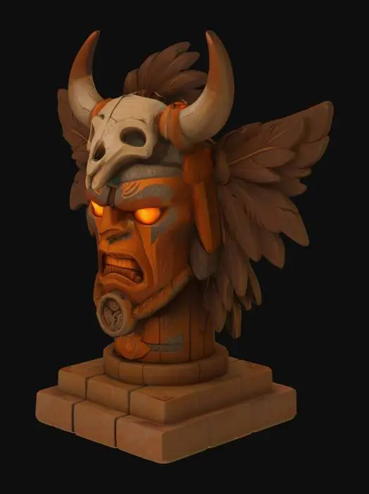 3D model for Orc shaman totem