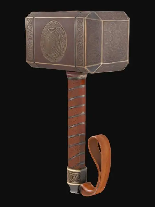 3D model for [Oslo] , #AroundTheWorld#, Mjolnir the hammer of gods