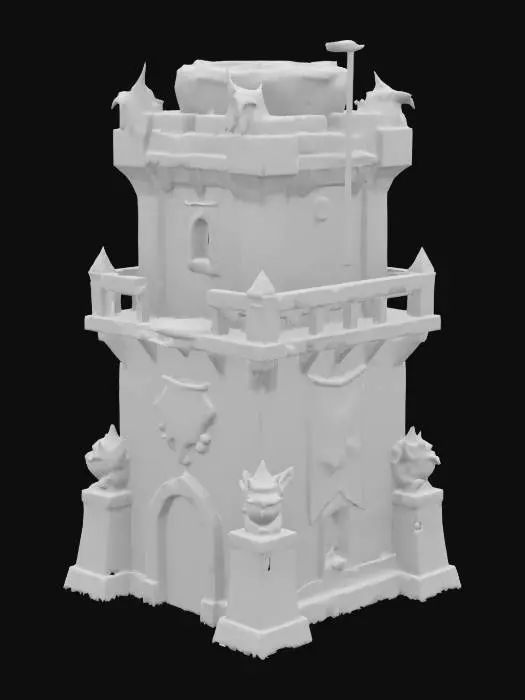 3D model for Eagle Guardian Tower
