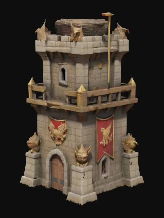 3D model for Eagle Guardian Tower