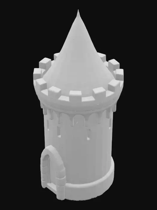 3D model for Medieval Tower