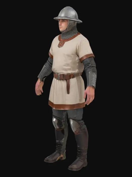 3D model for Medieval Guard