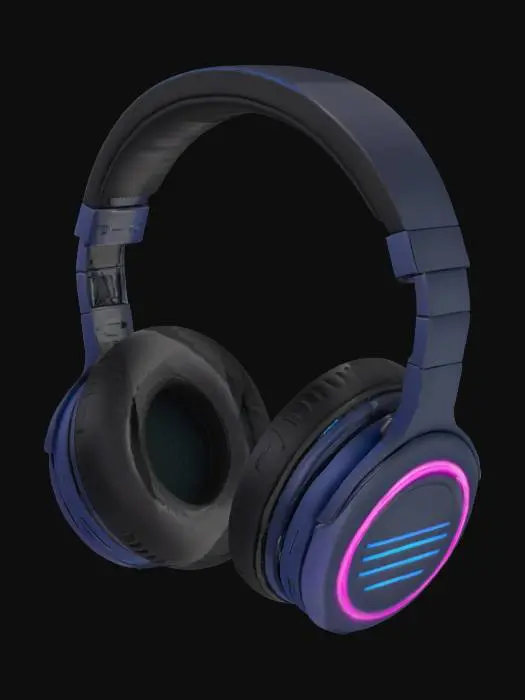 3D model for Neon Headphones