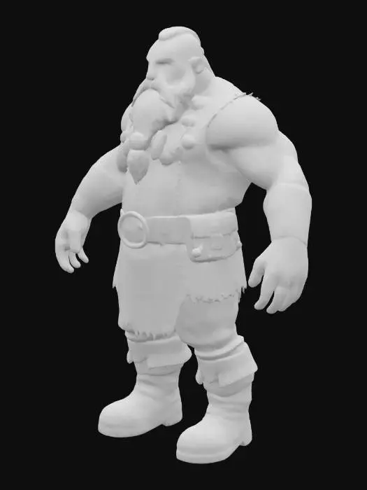 3D model for Dwarven Miner