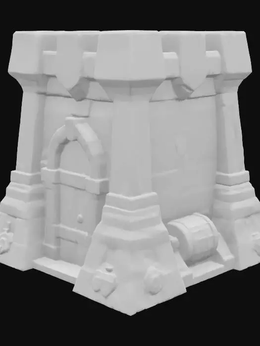 3D model for Fortress Bastion