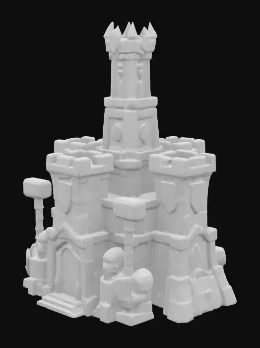 3D model for Fantasy Fortress