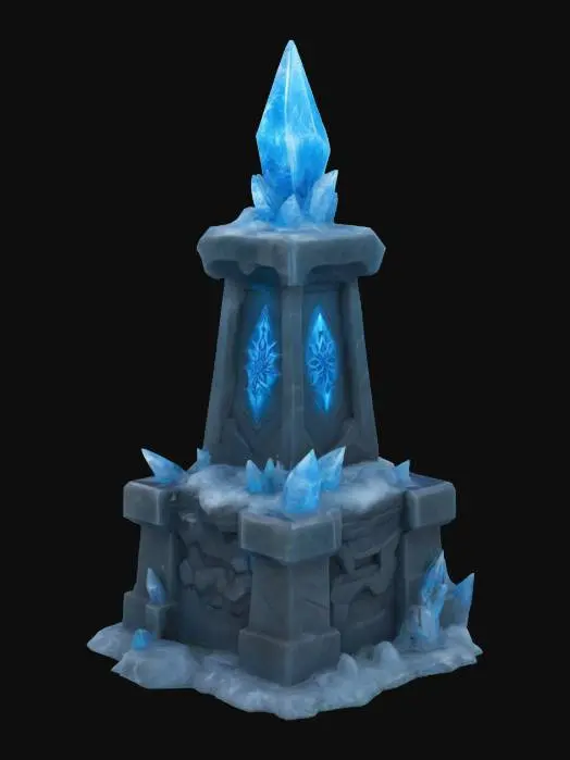 3D model for Frostbound Obelisk