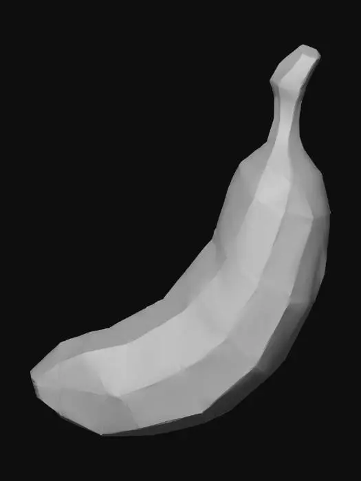 3D model for Crystal banana