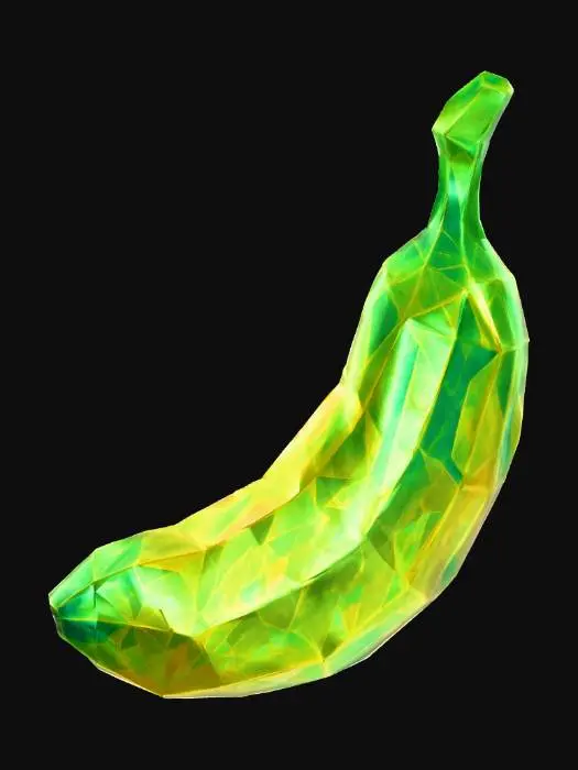 3D model for Crystal banana