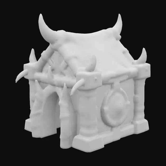 3D model for Horned Longhouse