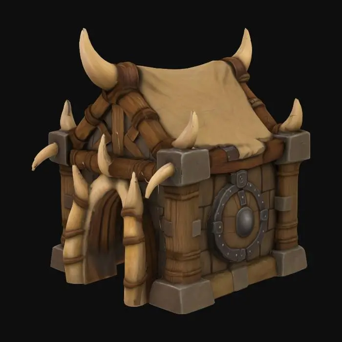 3D model for Horned Longhouse