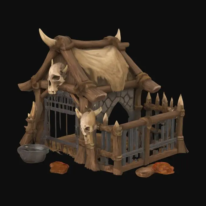 3D model for Beast Kennels
