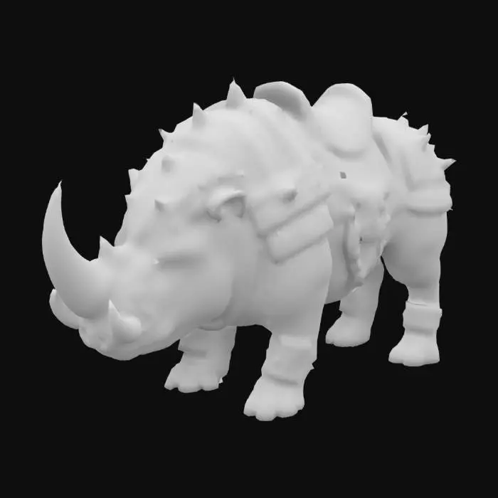 3D model for Armored Rhino