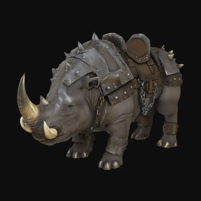3D model for Armored Rhino