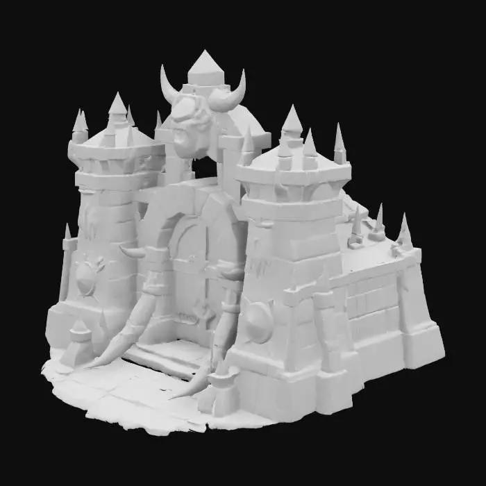 3D model for Orc Chieftan Fortress