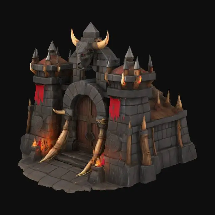 3D model for Orc Chieftan Fortress