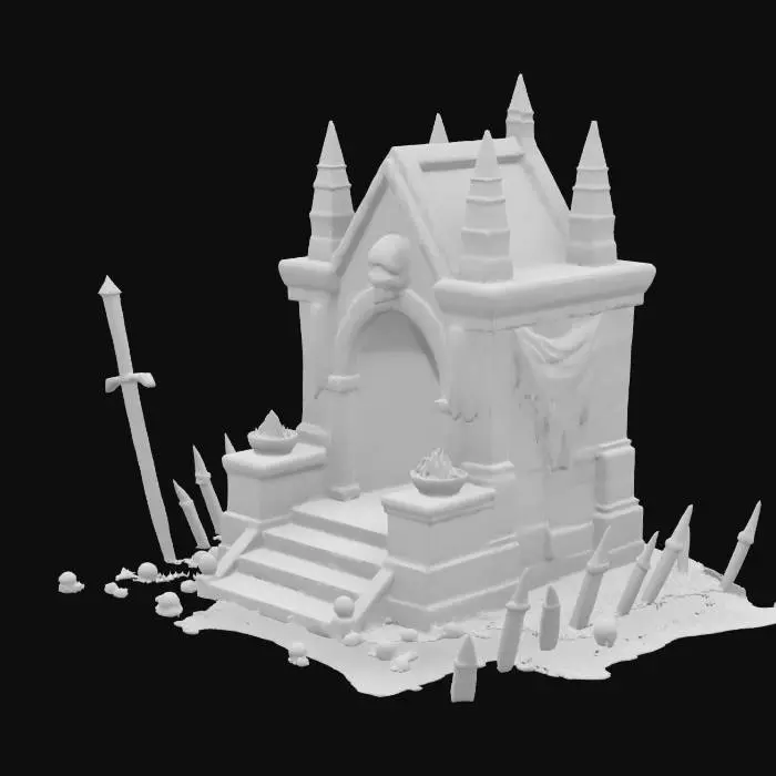 3D model for Crypt of Shadows