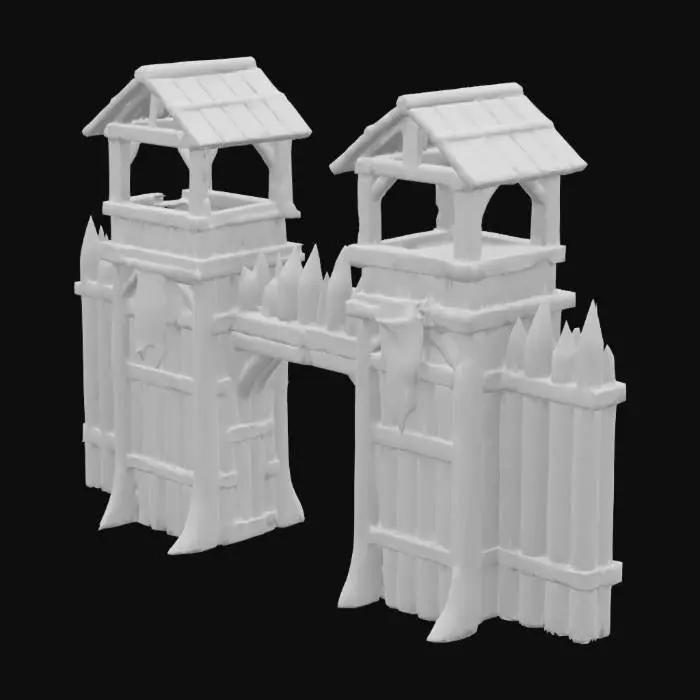 3D model for Fortified Gateway
