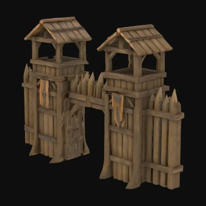 3D model for Fortified Gateway