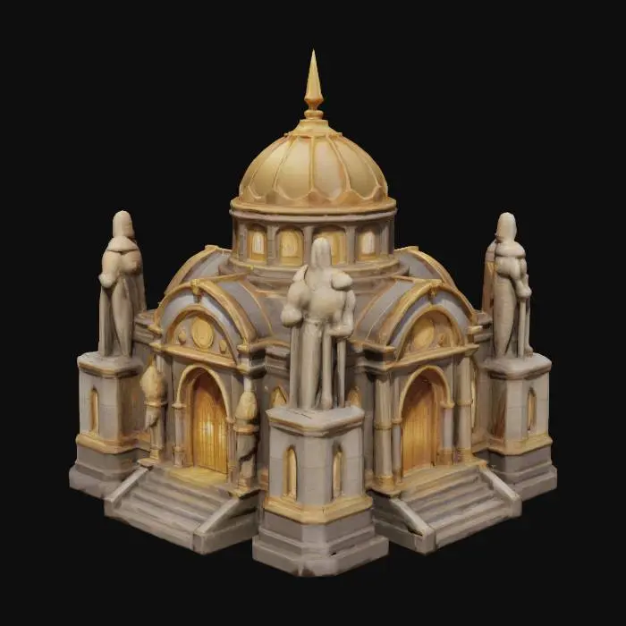 3D model for Illuminated Sanctuary