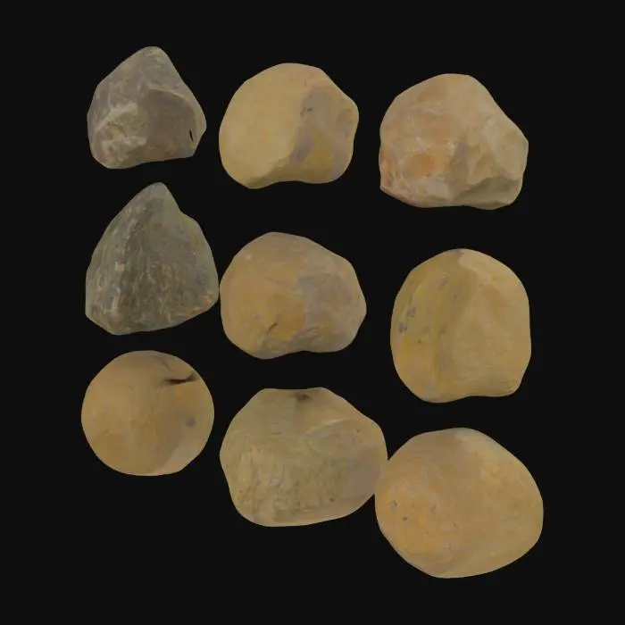 3D model for Stones Array