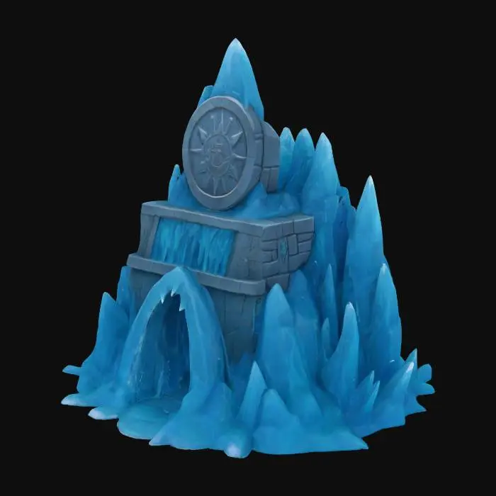 3D model for Ice Crystal Dungeon