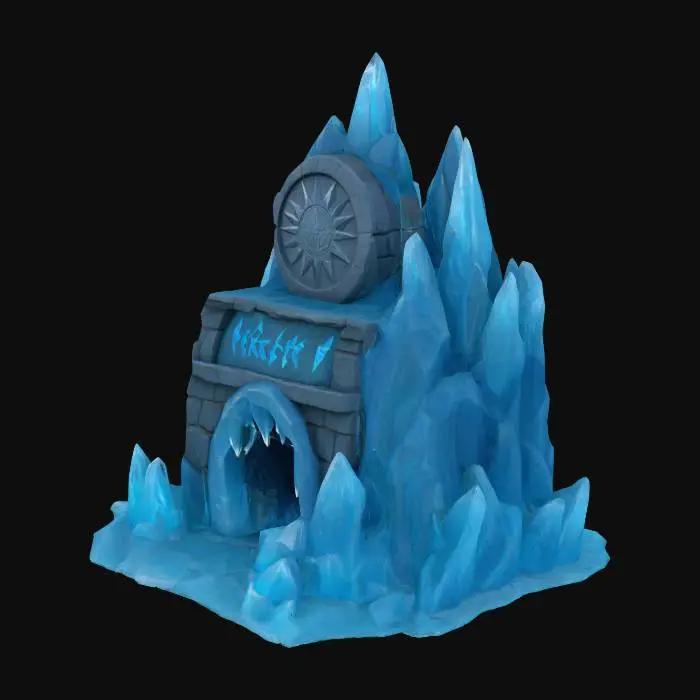3D model for Ice Crystal Dungeon