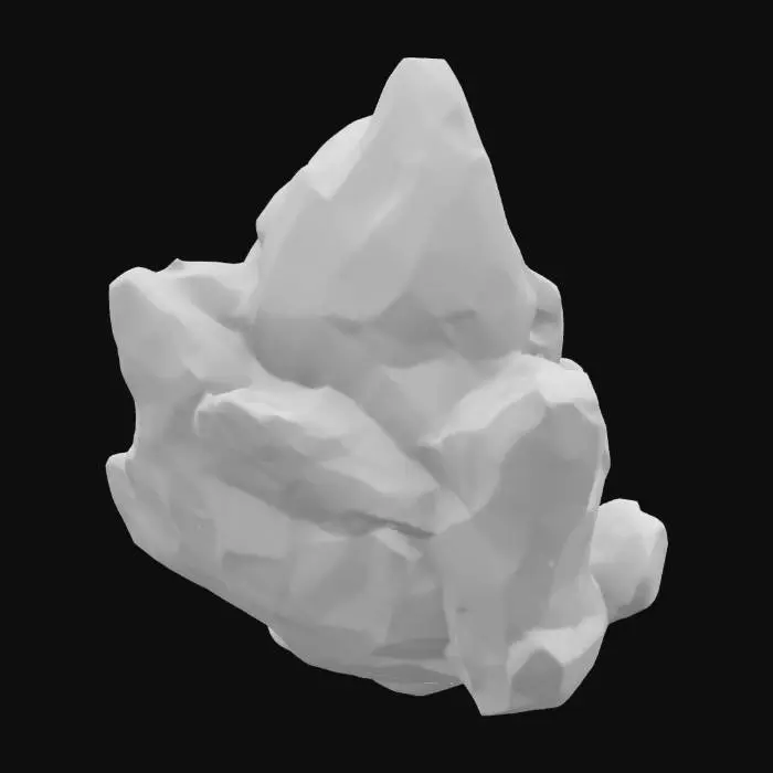 3D model for Mystic Glacier