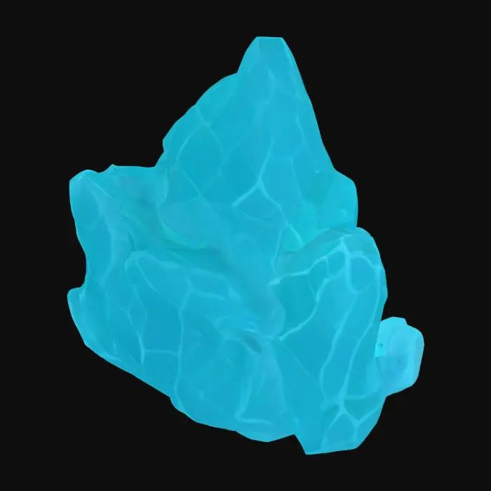 3D model for Mystic Glacier