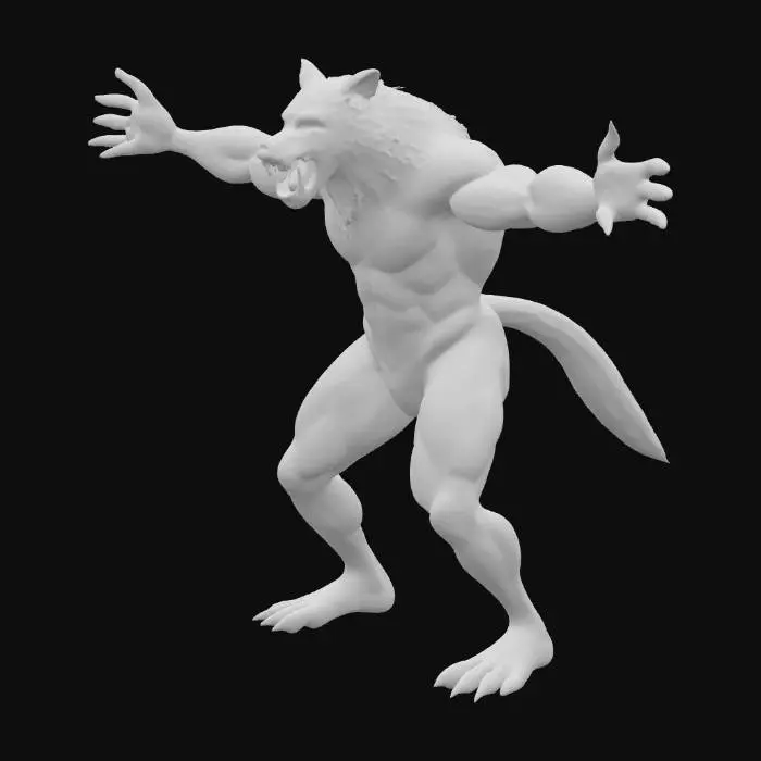 3D model for werewolf