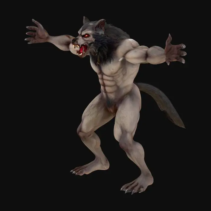 3D model for werewolf