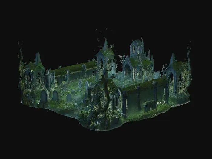 3D model for Moonlit Graveyard of the Forsaken