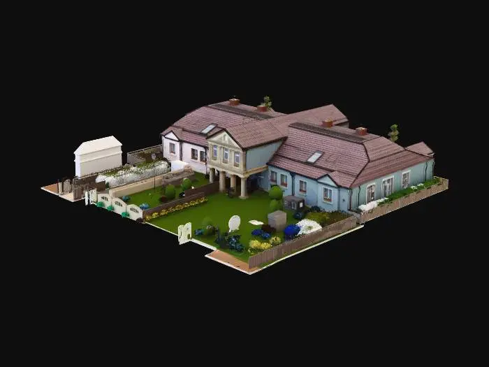 3D model for Colorful Facade Harmony