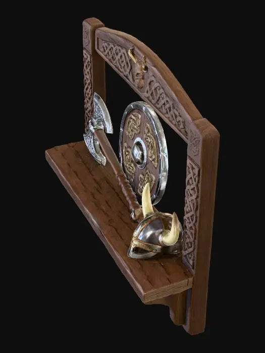 3D model for hero trophy shelf ac valhalla