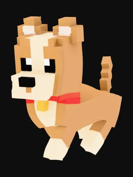 3D model for Pixel Pup