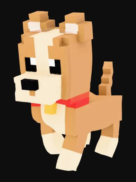 3D model for Pixel Pup