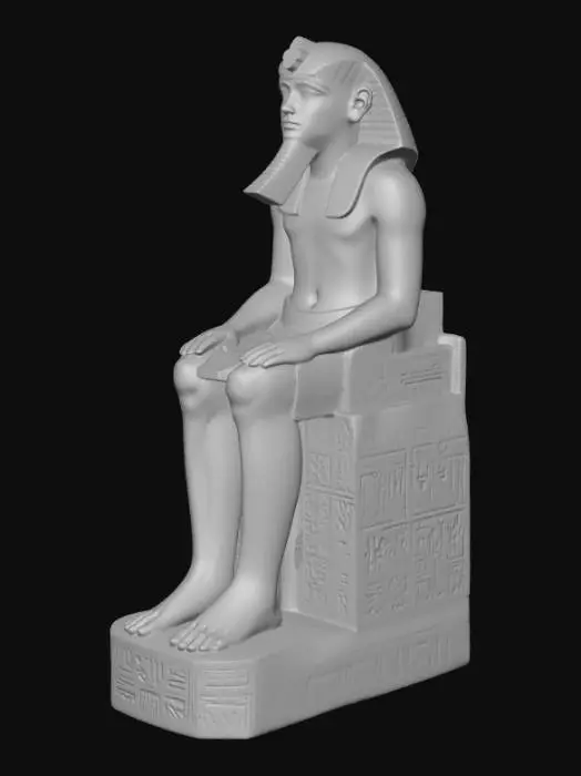 3D model for Seated Anubis