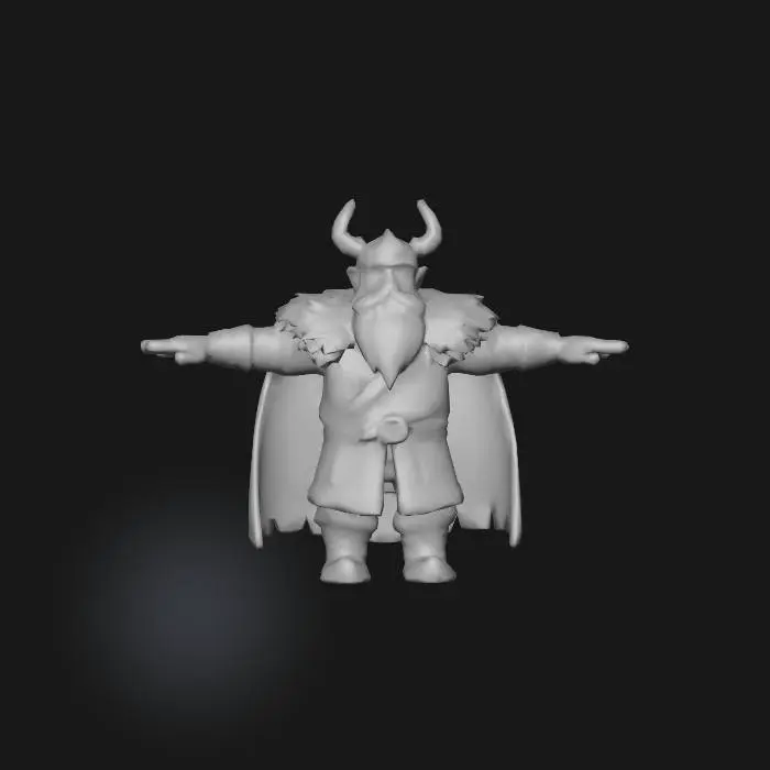 3D model for Viking Elder