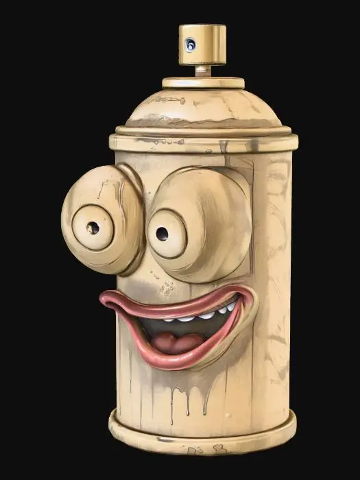 3D model for Spray Can Smiles
