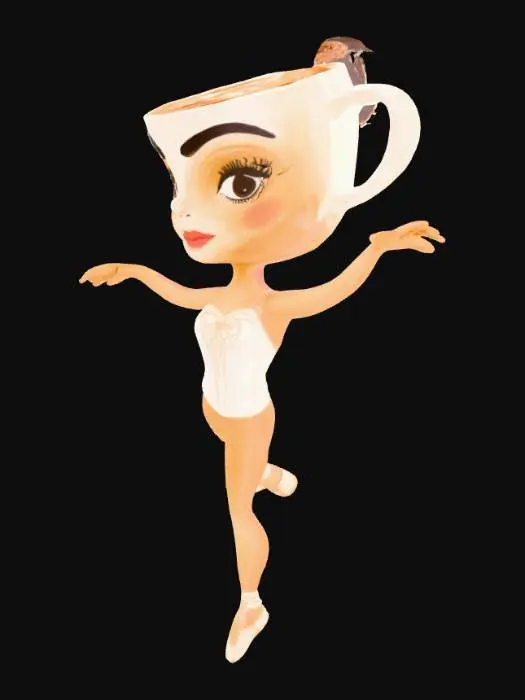 3D model for Latte Ballerina